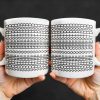 Create A Unique Pattern With Your Message, Geometric Patterns - Personalized Custom Coffee Mug - DAD214_MG Create A Unique Pattern With Your Message, Geometric Patterns - Personalized Custom Coffee Mug - DAD214_MG