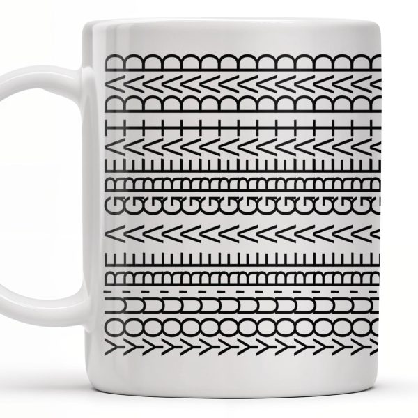 Create A Unique Pattern With Your Message, Geometric Patterns - Personalized Custom Coffee Mug - DAD214_MG Create A Unique Pattern With Your Message, Geometric Patterns - Personalized Custom Coffee Mug - DAD214_MG