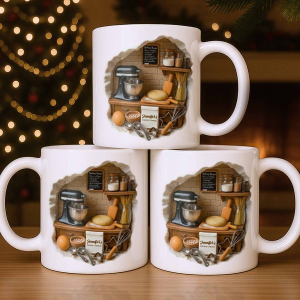 Create Your Own Cozy Baking Corner - Personalized Custom Coffee Mug - COOK026_MG Create Your Own Cozy Baking Corner - Personalized Custom Coffee Mug - COOK026_MG