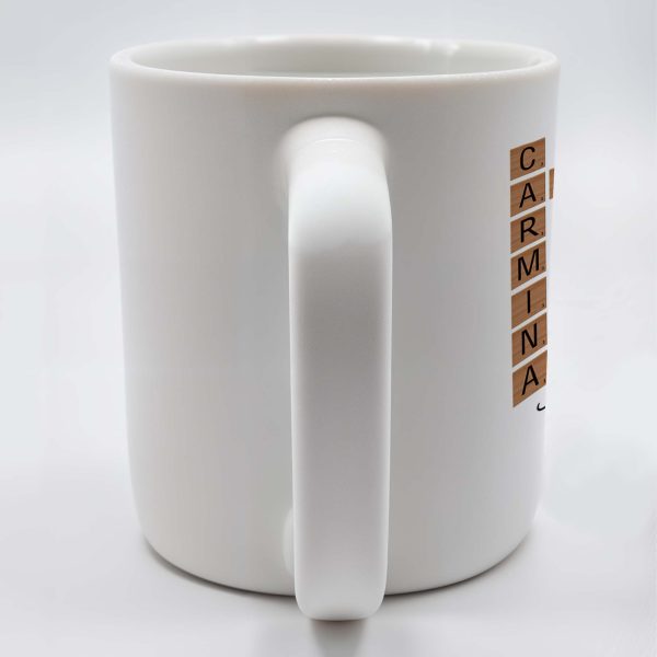 Create Your Own Family Name Scrabble Puzzle - Personalized Custom Coffee Mug - FAM206_MG