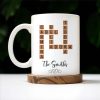 Create Your Own Family Name Scrabble Puzzle - Personalized Custom Coffee Mug - FAM206_MG