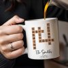 Create Your Own Family Name Scrabble Puzzle - Personalized Custom Coffee Mug - FAM206_MG