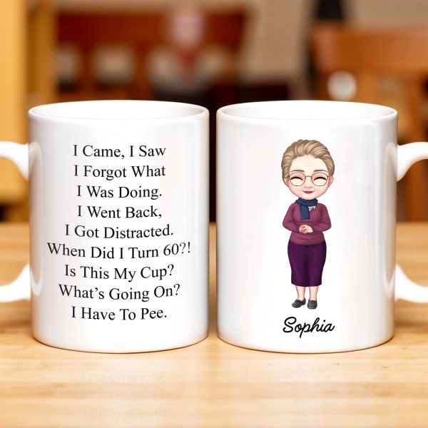 Create Your Special Message With A Personalized Character - Personalized Custom Coffee Mug - FAM303_MG