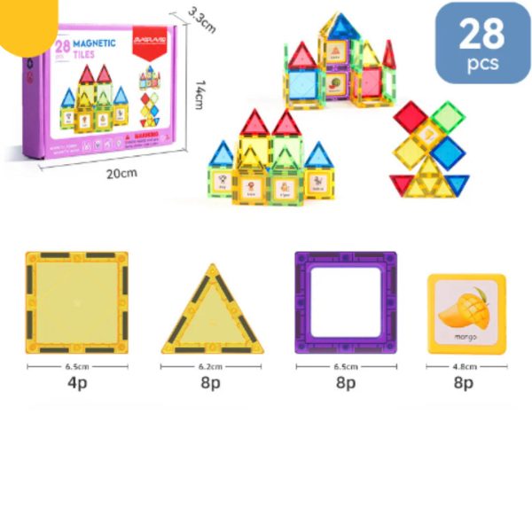 Creative Build - Magnetic Tiles Set Creative Build - Magnetic Tiles Set