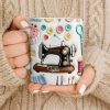 Creative Sewing Machine And Accessories Gift - Personalized Custom Coffee Mug - JBS046_MG Creative Sewing Machine And Accessories Gift - Personalized Custom Coffee Mug - JBS046_MG