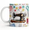 Creative Sewing Machine And Accessories Gift - Personalized Custom Coffee Mug - JBS046_MG Creative Sewing Machine And Accessories Gift - Personalized Custom Coffee Mug - JBS046_MG