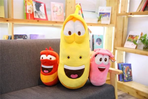 Creative soft cute stuffed larva toy Creative soft cute stuffed larva toy