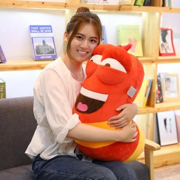 Creative soft cute stuffed larva toy Creative soft cute stuffed larva toy