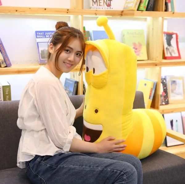 Creative soft cute stuffed larva toy Creative soft cute stuffed larva toy