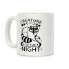 Creature Of The Night Raccoon Coffee Mug Creature Of The Night Raccoon Coffee Mug