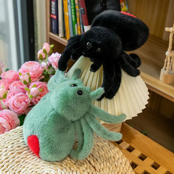 Creepy-Crawly Plush Spider Doll - Adorable Jumping Reptile Toy! Creepy-Crawly Plush Spider Doll - Adorable Jumping Reptile Toy!