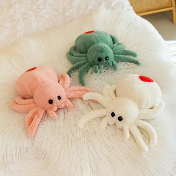 Creepy-Crawly Plush Spider Doll - Adorable Jumping Reptile Toy! Creepy-Crawly Plush Spider Doll - Adorable Jumping Reptile Toy!