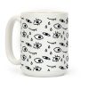 Creepy Eyes (Dark) Coffee Mug