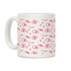 Creepy Eyes (Pink) Coffee Mug Creepy Eyes (Pink) Coffee Mug