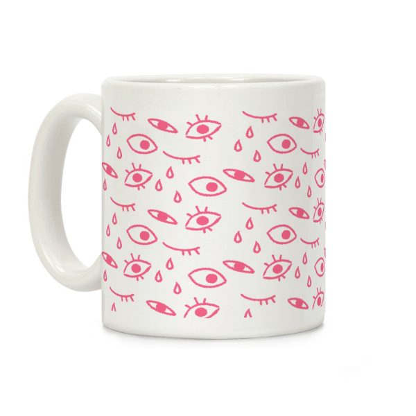 Creepy Eyes (Pink) Coffee Mug Creepy Eyes (Pink) Coffee Mug