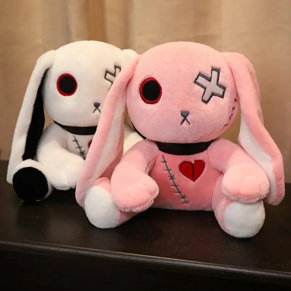 Creepy Goth Bunny Plushie Creepy Goth Bunny Plushie