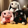 Creepy Goth Bunny Plushie Creepy Goth Bunny Plushie