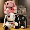 Creepy Goth Bunny Plushie Creepy Goth Bunny Plushie