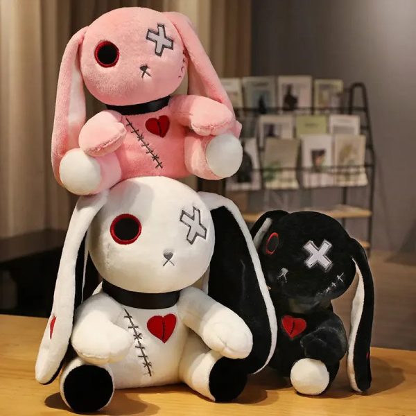 Creepy Goth Bunny Plushie Creepy Goth Bunny Plushie
