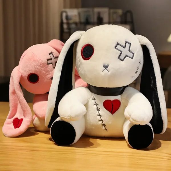 Creepy Goth Bunny Plushie Creepy Goth Bunny Plushie
