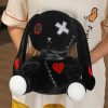 Creepy Goth Bunny Plushie Creepy Goth Bunny Plushie