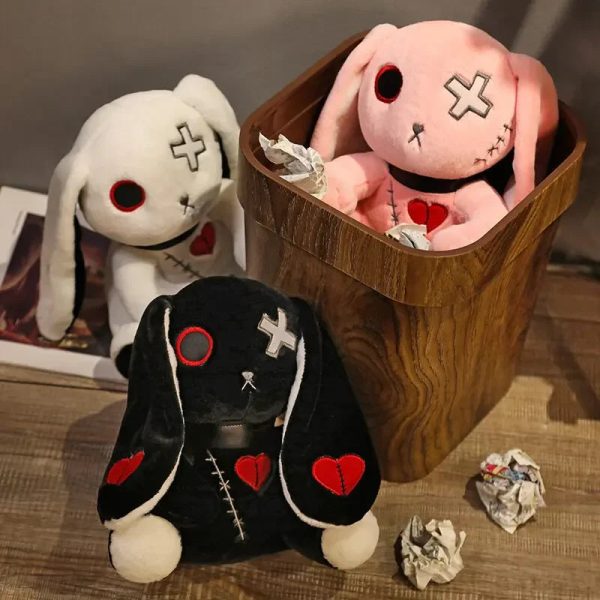 Creepy Goth Bunny Plushie Creepy Goth Bunny Plushie