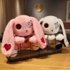 Creepy Goth Bunny Plushie Creepy Goth Bunny Plushie