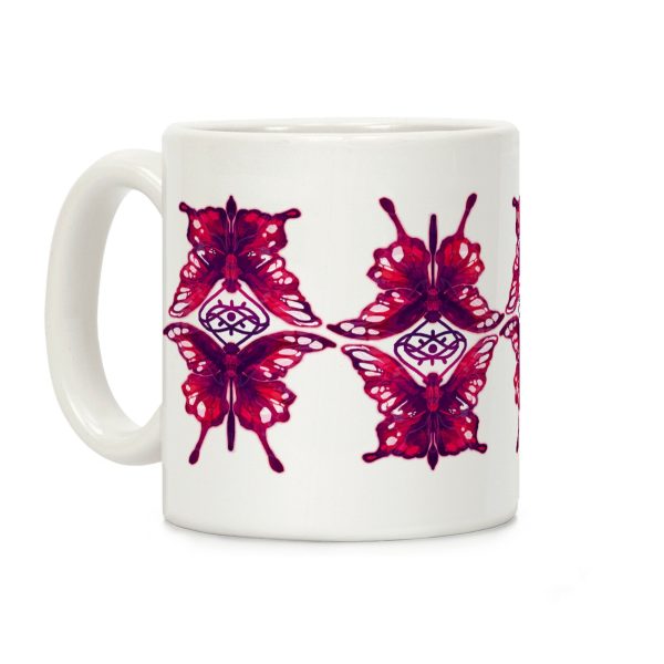 Crimson Butterflies Coffee Mug Crimson Butterflies Coffee Mug