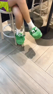 Crocodile Cotton Slippers Crocodile Cotton Slippers