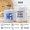 Crossword Best Dad Mom Grandpa Grandma Ever - Personalized White Edge-to-Edge Mug