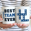 Crossword Best Team Ever Scrabble Name - Personalized Mug