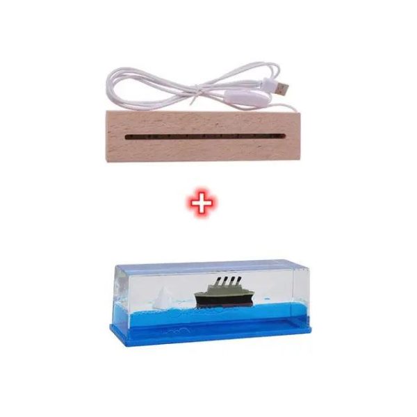 Cruise Ship Decoration Toy Fluid Drift Bottle Titanic Creative Ship Cruise Ship Decoration Toy Fluid Drift Bottle Titanic Creative Ship