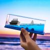 Cruise Ship Decoration Toy Fluid Drift Bottle Titanic Creative Ship Cruise Ship Decoration Toy Fluid Drift Bottle Titanic Creative Ship