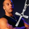 Crystal Cross Pendant Necklace for Men Crystal Cross Pendant Necklace for Men