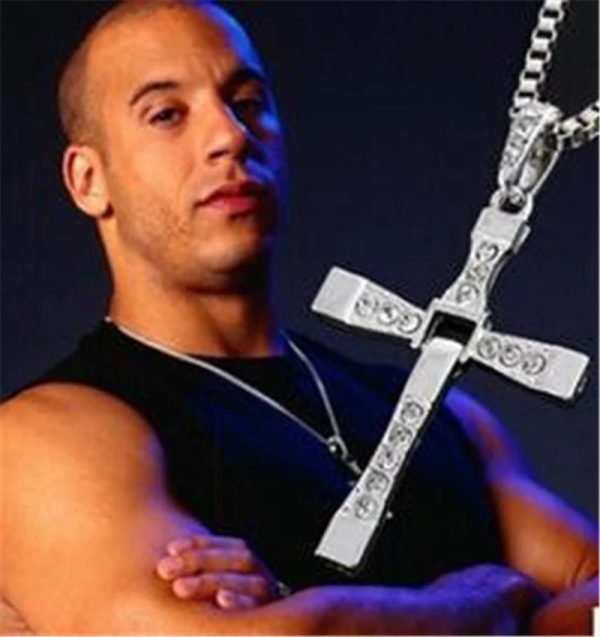 Crystal Cross Pendant Necklace for Men Crystal Cross Pendant Necklace for Men