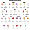 Crystal Effect Birth Flower Grandkids Make Life More Grand - Personalized White Edge-to-Edge Mug Crystal Effect Birth Flower Grandkids Make Life More Grand - Personalized White Edge-to-Edge Mug