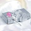 Crystal Glass Artificial Rose Crystal Glass Artificial Rose