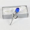 Crystal Glass Artificial Rose Crystal Glass Artificial Rose