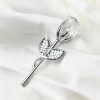 Crystal Glass Artificial Rose Crystal Glass Artificial Rose