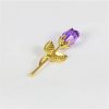 Crystal Glass Artificial Rose Crystal Glass Artificial Rose