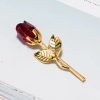 Crystal Glass Artificial Rose Crystal Glass Artificial Rose