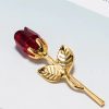 Crystal Glass Artificial Rose Crystal Glass Artificial Rose