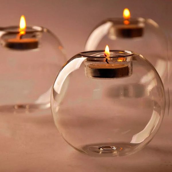 Crystal Glass Candle Holder Crystal Glass Candle Holder