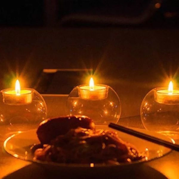 Crystal Glass Candle Holder Crystal Glass Candle Holder