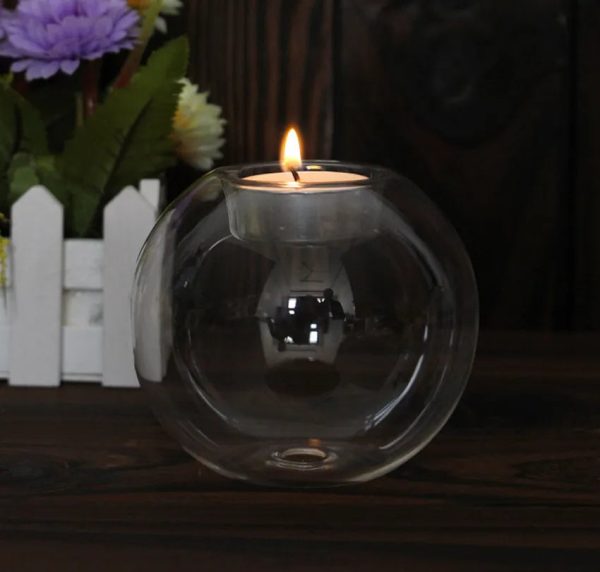 Crystal Glass Candle Holder Crystal Glass Candle Holder