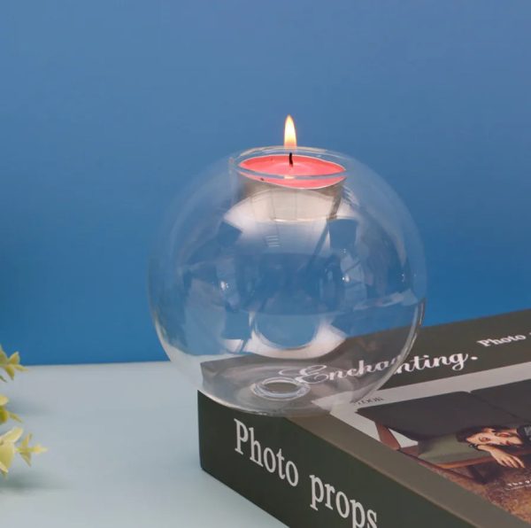 Crystal Glass Candle Holder Crystal Glass Candle Holder