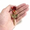 Crystal Rose Gold and Silver Artificial Flower Gift Box Crystal Rose Gold and Silver Artificial Flower Gift Box