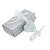 Crystal Rose Gold and Silver Artificial Flower Gift Box Crystal Rose Gold and Silver Artificial Flower Gift Box