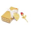 Crystal Rose Gold and Silver Artificial Flower Gift Box Crystal Rose Gold and Silver Artificial Flower Gift Box