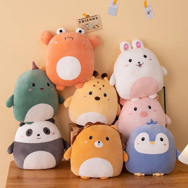 Cuddly Kawaii Zoo Animal Plushies - Soft Squishy Pillows for Kids Cuddly Kawaii Zoo Animal Plushies - Soft Squishy Pillows for Kids